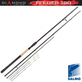 Удилище фидерное SALMO DIAMOND FEEDER 180 3.9 м, углеволокно, тест 180, 310 гр